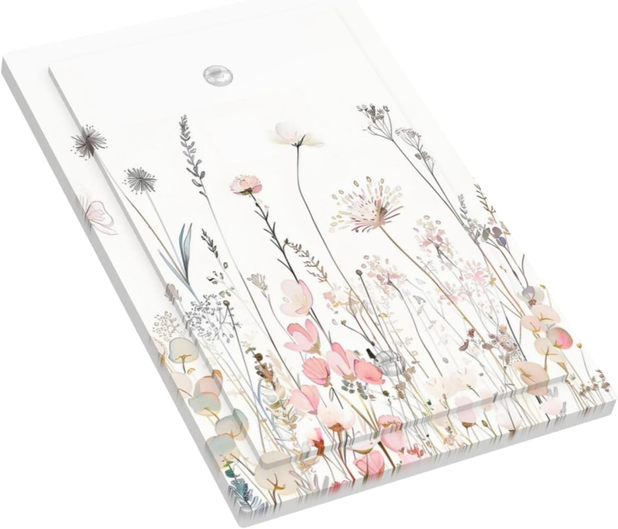 Floral Watercolor Wildflower Dandelion Plant Light Switch Cover Plate 1 Gang No Device Blank Electrical Wall Plates Faceplate Decorative Switch Plate for Farmhouse Bed Room Decor