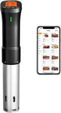 WIFI 2.4G Sous Vide Cooker 1000W Immersion Circulator with APP 14 Recipes,Alarm,Calibration & Timer, 3D Water Fast Heating Ultra-Quiet Sous Vide Machine