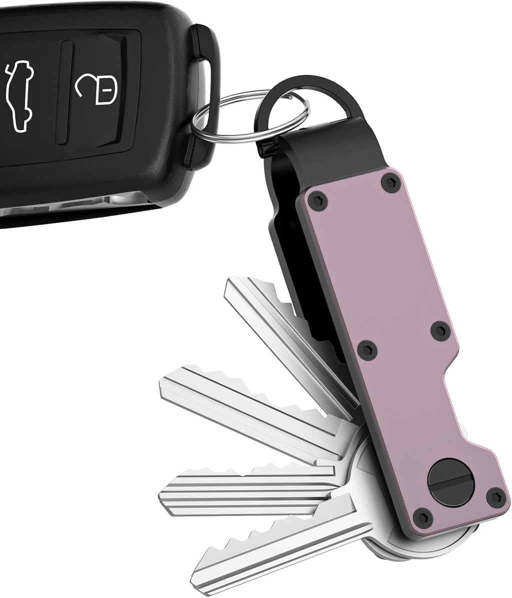 Key Organizer Minimalist Innovative Keyholder Compact Keys Organizer Smart KeyChain Secures 2-6 Keys