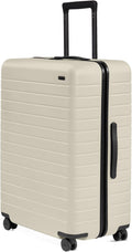 Away Large Checked Luggage, 29 Inch Hardside Suitcase with Spinner Wheels, Lightweight & Durable, TSA Lock, Salt White Matte