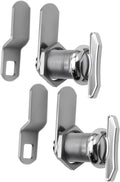 1" Thumb Operated Offset Cam Lock, RV Compartment Latch, Non-Locking Thumb Turn, for RV Compartment Camper Storage Door (2 Pack)