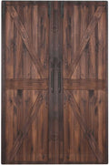 Decorative Light Switch Cover Plate Vintage Brown Farmhouse Barn Door 1 Gang No Device Single Blank Outlet Covers Wall Plates for Electrical Outlets Faceplate for Bedroom Home Decor