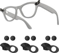 Camera Privay Cover for Ray-Ban Meta Glasses, Adjustable Lens Protector Set for Wayfarer/Skyler/Headliner(Gen 1&Gen 2) Smart Glasses Accessories 9PCS Black