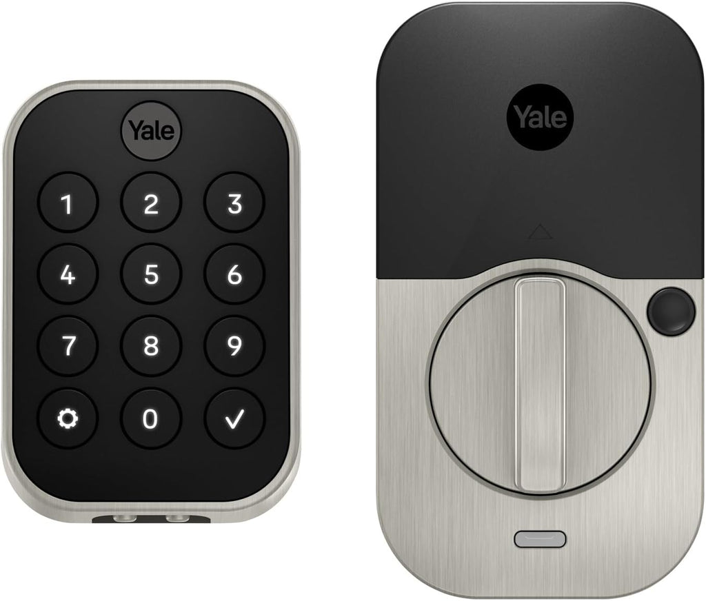 Yale Assure Lock 2 Deadbolt, Satin Nickel Keyless Entry Door Lock with Digital Touchscreen Keypad and Bluetooth Connectivity (No Wi-Fi), ‎YRD430-BLE-619