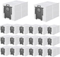 20 Pack Dust Bag Replacement for Roborock QV 35A/Qrevo S5V/Saros 10/ 10R/Q Revo/Qrevo S/Qrevo Pro/Qrevo MaxV/Qrevo Master/Qrevo Plus/S8 Max Ultra/S8 MaxV Ultra/Qrevo Slim Vacuum Cleaner, 3L Capacity