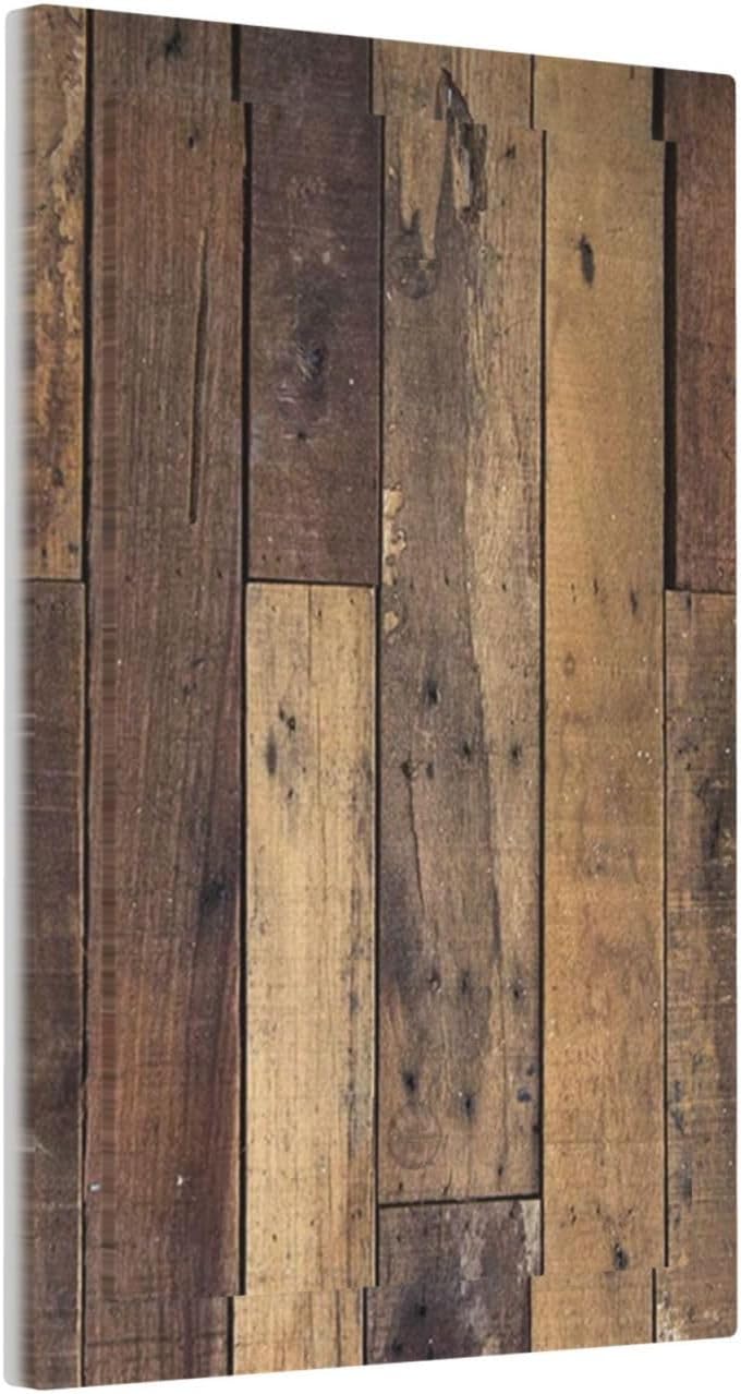 Cool Brown Wood Style Vintage Rustic Print Light Switch Cover Plate 1 Gang No Device Blank Electrical Wall Plates Faceplate Decorative Switch Plate for Farmhouse Home Decor