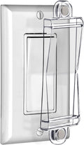 Light Switch Guard Cover- PSZEZNZ Light Switch Outlet Covers for Flat Modern Wall Switches-Child Safety Protection(Clear,1 Piece)