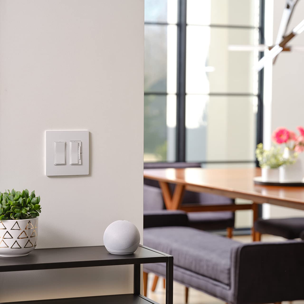Legrand Radiant WNRL10WH Smart Switch with Netatmo, Compatible with Alexa, Google Assistant & Apple HomeKit, White (1 Count)