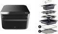Brava Oven Bake & Breakfast Set: 10-in-1 Touchscreen Countertop Smart Oven, Air Fryer, 6-Slice Toaster, Slow Cooker, Reheater, Dehydrator, Rice Cooker, Healthy & User Friendly, Auto-Shut Off, Black