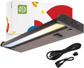 ASD Swivel LED Under Cabinet Lighting Bronze, 12 Inch 5W, Hardwired or Plug-in, 2700K/3000K/4000K, Hi/Low Switch, Rotatable Lens, Dimmable Linkable Under Counter Light for Kitchen, ETL & Energy Star