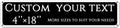 Custom Sign, Custom Indoor/Outdoor Decorative Sign，Aluminum Weatherproof Metal Sign Multiple Sizes, Ccustomized outdoor signs, Business, Workplace, office, Home, Delivery Signs(4 * 18 Inch)