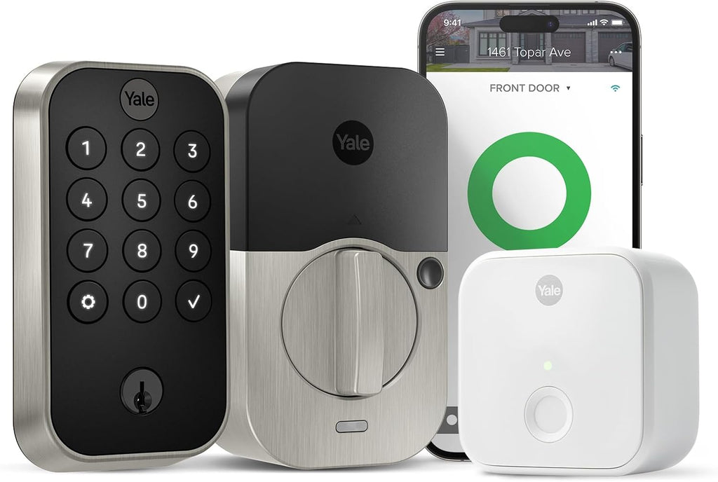 Yale Assure Lock 2 Keypad with Wi-Fi Connect, Satin Nickel Deadbolt for Vacation Rental Hosts, YRD410-CB1-619