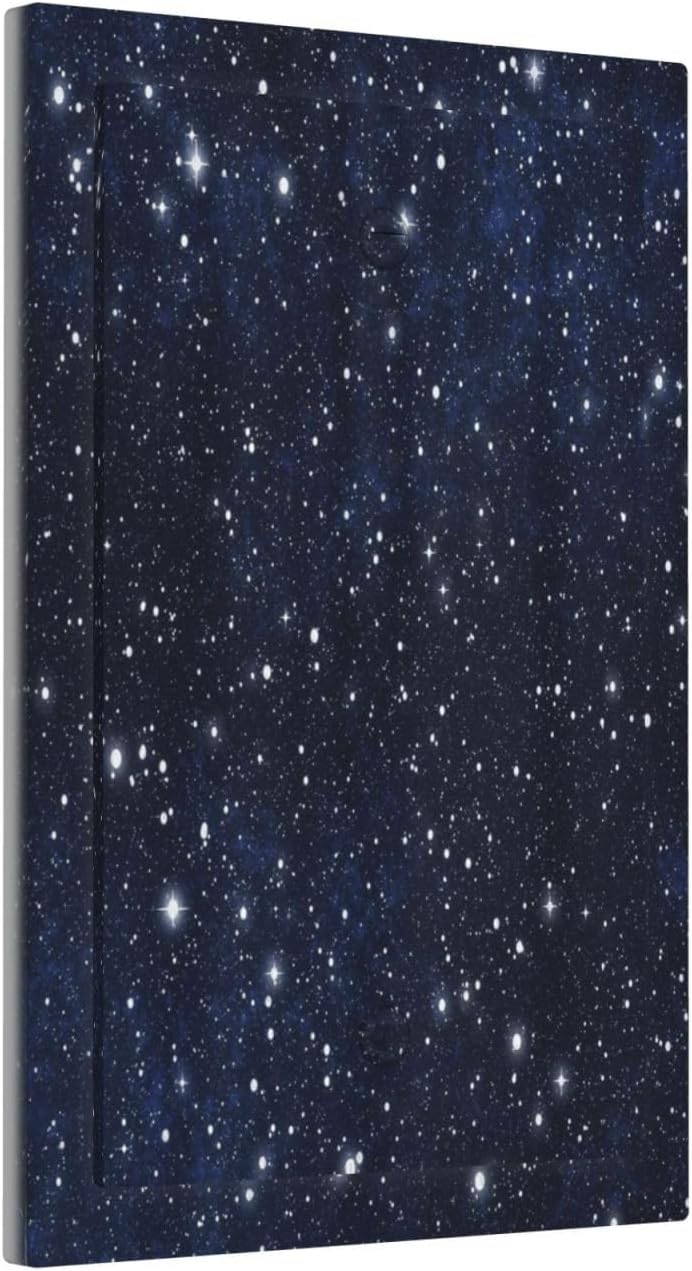 Decorative Light Switch Plate Covers Night Sky Star Cosmic Starry Fantasy Galaxy 1 Gang No Device Single Blank Outlet Covers Wall Plate Light Switch Cover Plate for Bedroom Home Decor