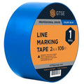 GTSE 2 inch x 108 ft Blue PVC Vinyl Floor Tape, Safety Marking Tape, 6 mil Thick, Suitable for Dance Floors, Gyms, Warehouses, Sports Facilities