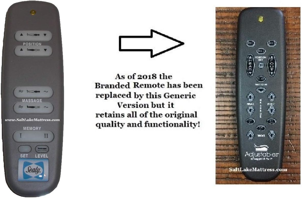 Raven Replacement Remote Compatible with Sealy (New 2020 3 Preset Version- See Pics) for Old Gen Adjustable Bed