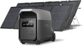 EF ECOFLOW DELTA 3 Ultra Portable Power Station with 2X220W Solar Panels, 3072Wh LiFePO4 Battery, 3600W (Surge 7200W) Output, Solar Generator for Home Use, Camping Accessories, Emergencies & RV Backup