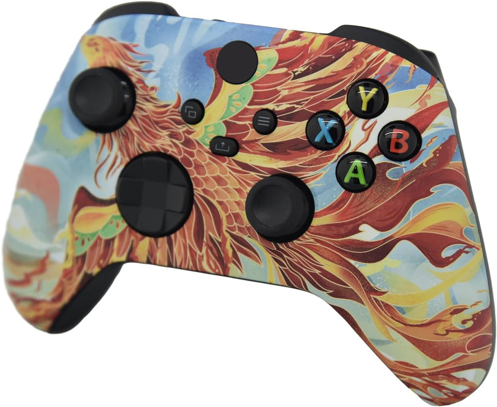 ProControllers LLC Hand Airbrushed Fade Custom Controller Compatible with Xbox Series X/S & Xbox One (Series X/S Pheonix)