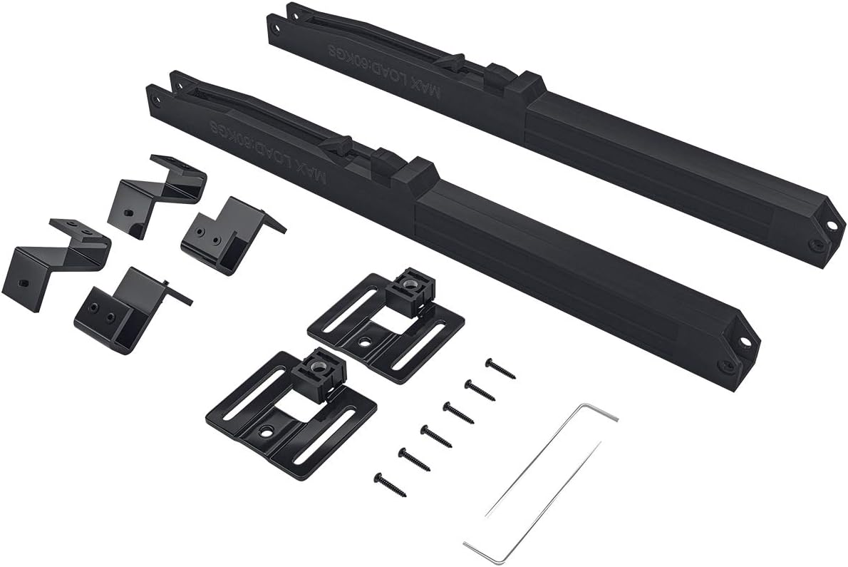 SMARTSTANDARD Barn Door Soft Close Kit, Matching 88-132 Pounds Single Door, Equipped with Spring Buffer Damper, Upgrade Hole-Free Version, 2PCS