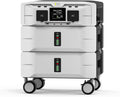 IEE 5120Wh Portable Power Station SP5000, 120/240V, 5000W(Peak 9000W) AC Output Solar Generator, Expandable Capacity, LFP Battery Generator for Home Use, Camping, Emergencies, Power Outages, RVs