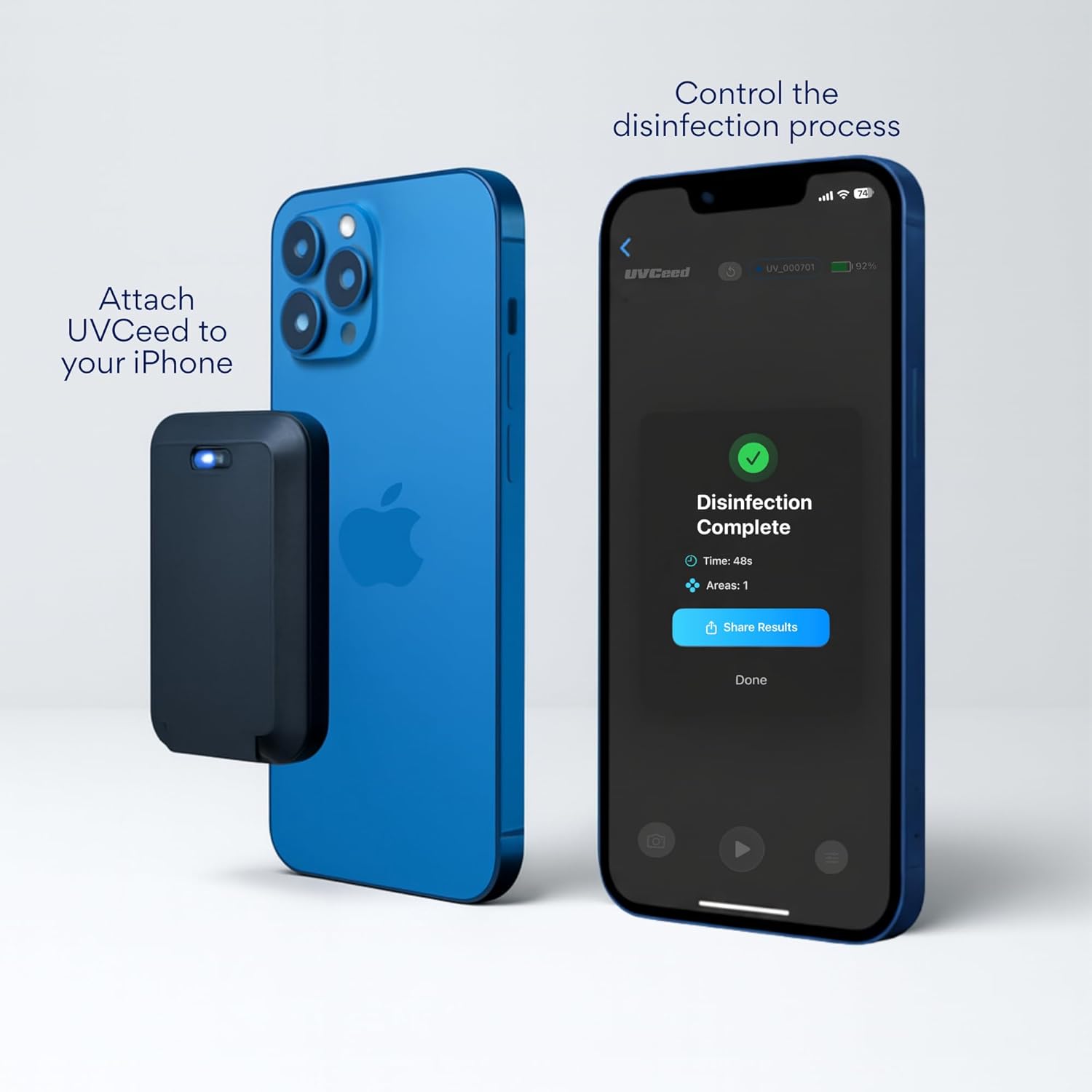 Smart Mobile UVC Disinfecting Device