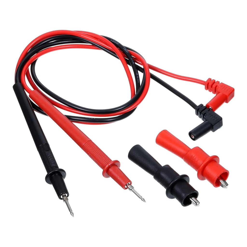 2 Pcs Multimeter Leads Digital Multimeter Test Leads 1000V 10A Alligator Clips Long Banana Plug Multimeters Probe Test Lead Cable Professional Probe Kit Multi Meter Clamp Tester Probes