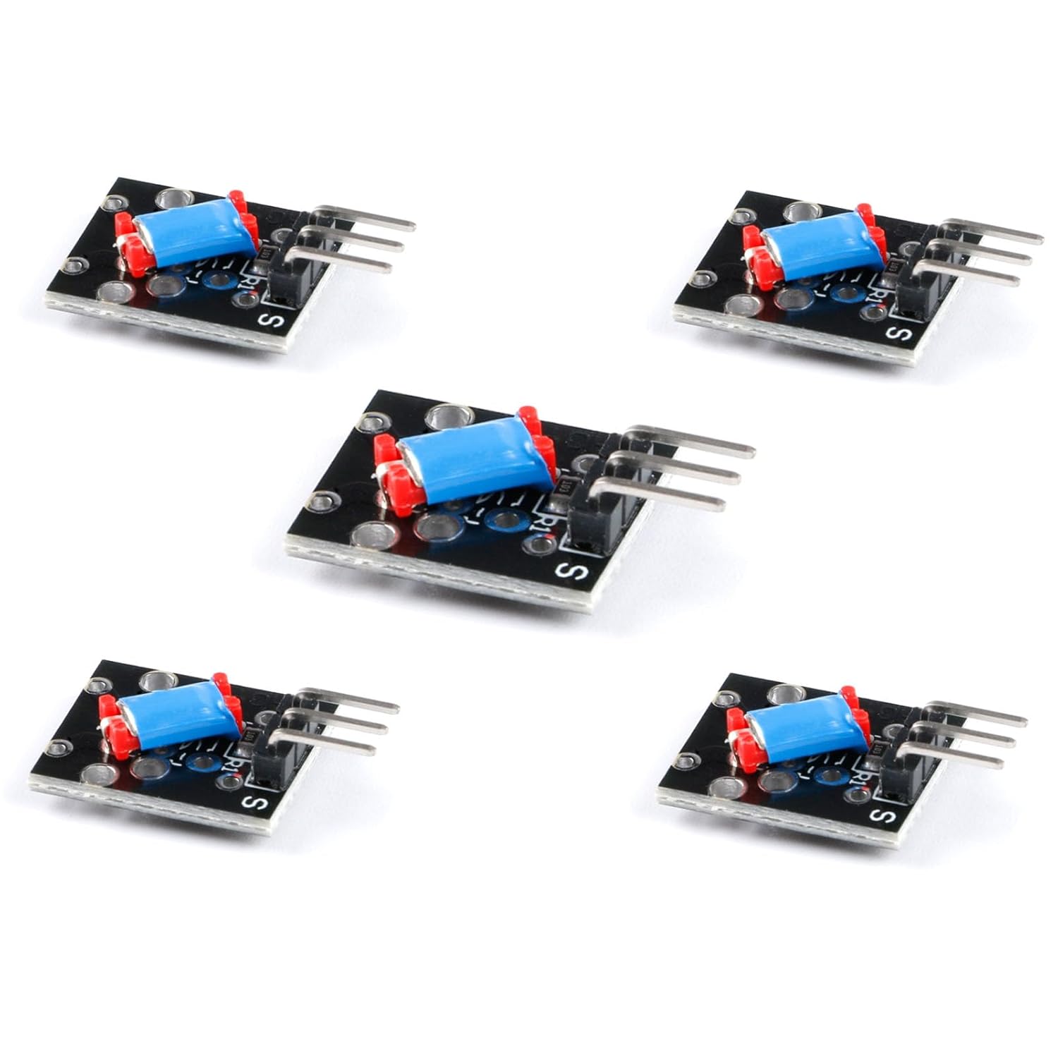 5Pcs KY-020 Tilt Switch Sensor Module Tilt Angle Switch Module Vibration Switch Sensor Module