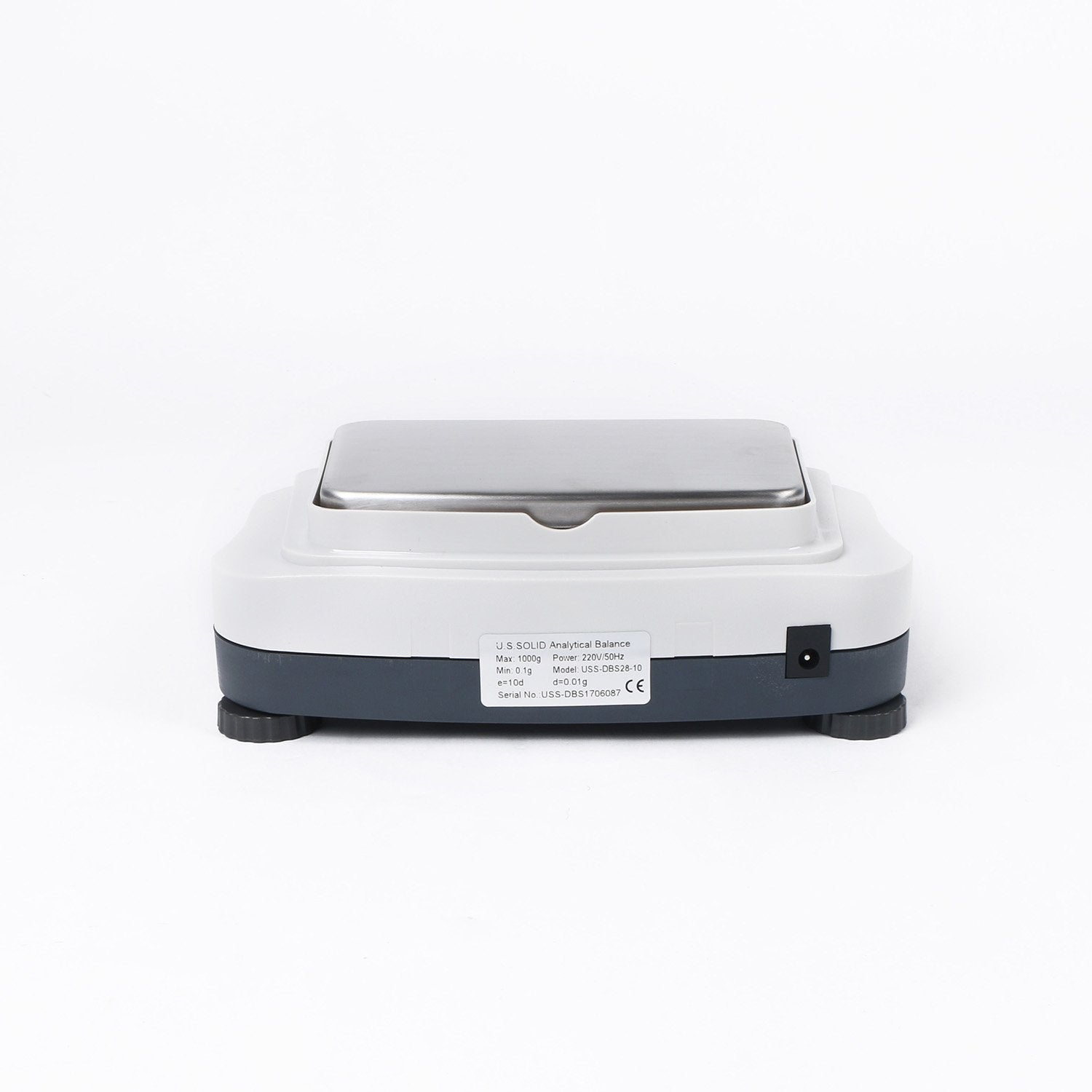 U.S. Solid Precision Lab Scale 1000g x 0.01g- High Precision Analytical Balance w/USB and RS232 Interface, Detachable Draft Shield, Calibration Weight,100-240 VAC