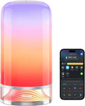 Govee RGBIC Smart Table Lamp 2, Touch Bedside Small Table Lamp Matter, Alexa Compatible, LED Desk Lamp with 64 Scene Modes, Color Changing Lamp for Bedroom Living Room Dimmable Night Light(Corded)