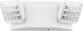 LIT-PaTH LED Emergency Lighting Fixtures with 2 LED Heads and Back Up Batteries- US Standard Exit Light, UL 924 and CEC Qualified, 120/277 Voltage, 1-Pack
