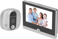WALFRONT WiFi Door Viewer Smart Peephole Camera Motion Detection 1080P 4.3 Inch Color LCD Two Way Intercom Night Wide Angle 128G Card Supported