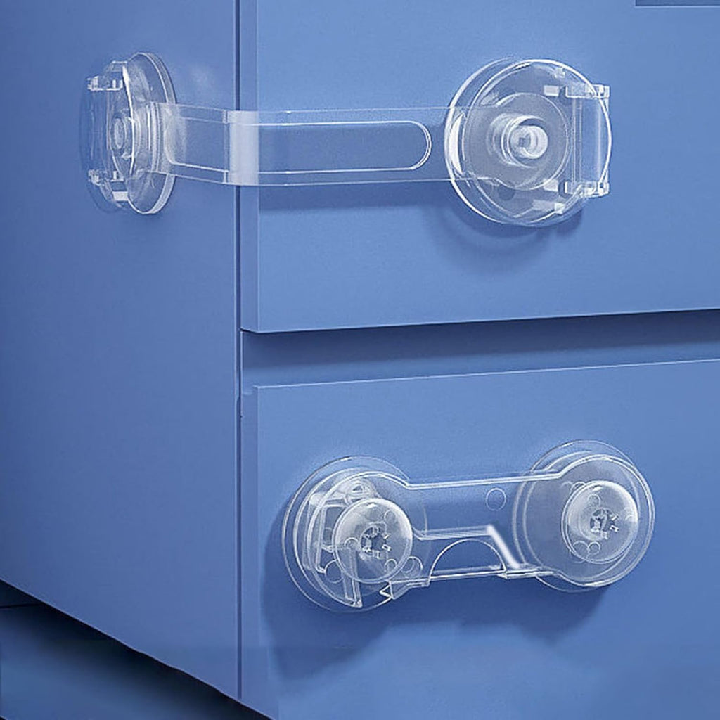 Child Proof Cabinet Latches - Child Proof Cabinet Safe With Safety Lock,Home Security No Drill For Small | For Kitchen Cabinet Drawer And Appliance