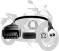 OBD2 Adapter Cable Fits for Yamaha Motorcycles, 3Pin to 16Pin OBD2 Diagnostic Adapter Cable Works with All OBDII Scanner