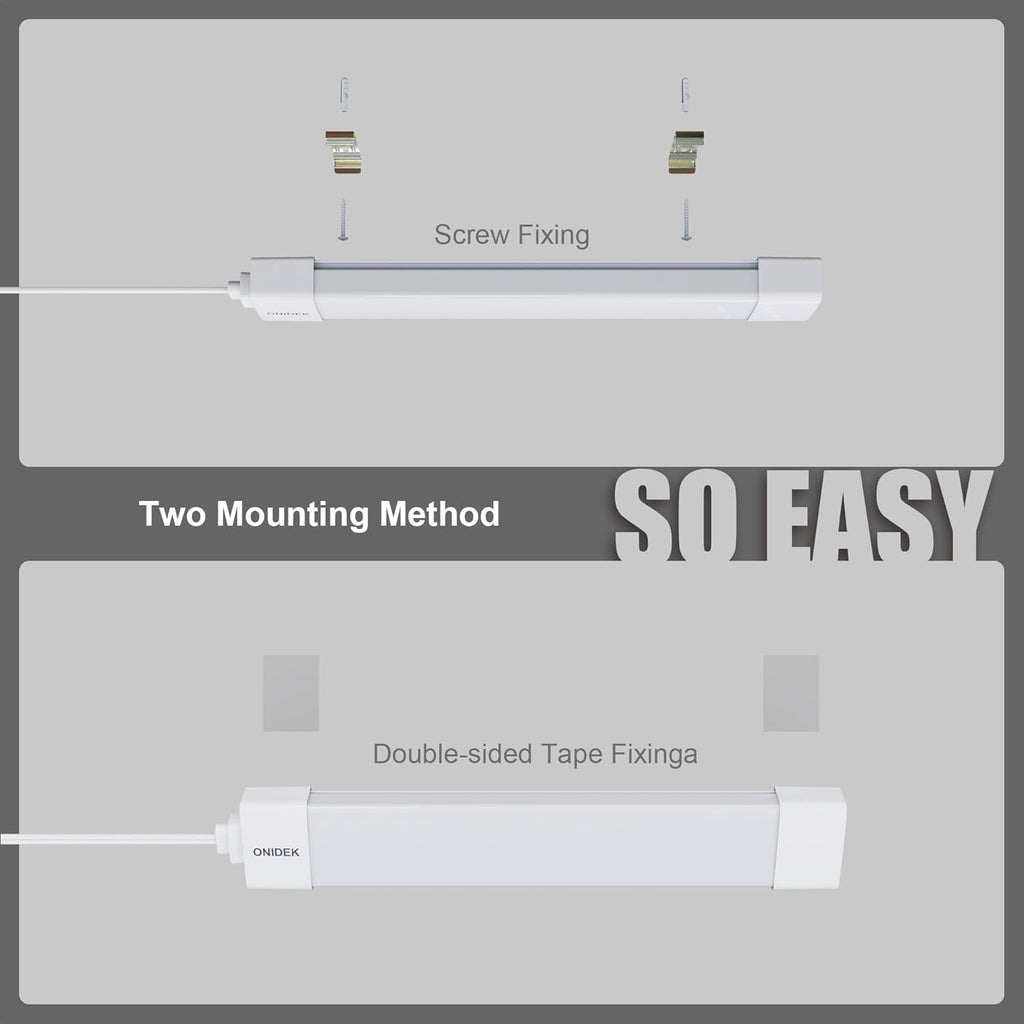 Under Cabinet Lights with Plug. 2700K-6500K Dimming and Color. with Wireless Control Panel and Remote Control.25W 2500LM for Garage, Kitchen, Bathroom, Closet, Office (36 inch)