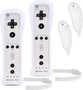 Motion Plus Wii Controllers 2Packs with Nunchucks, Wii Remote Controllers Compatible for wii and Wii U with Built in Motion Plus