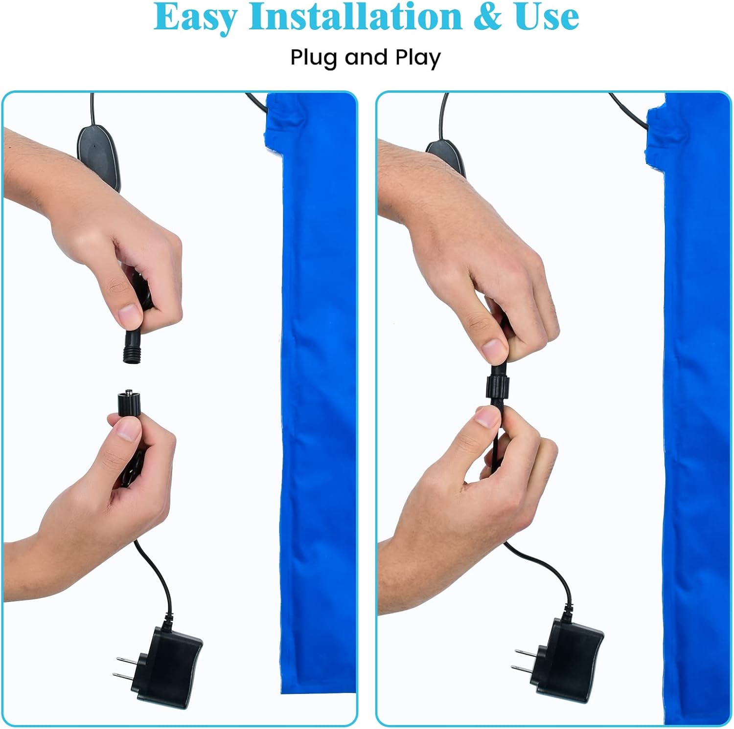 briidea Bed Alarms and Fall Prevention for Elderly with 20'' * 28'' Weight Sensing Bed Pad (Wireless Alarm Included)