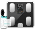 CLORIS Smart Scale for Body Weight Fat, Digital Bathroom Weighing Machine for Accurate BMI Muscle Mass Composition Health Analyzer with App Bluetooth