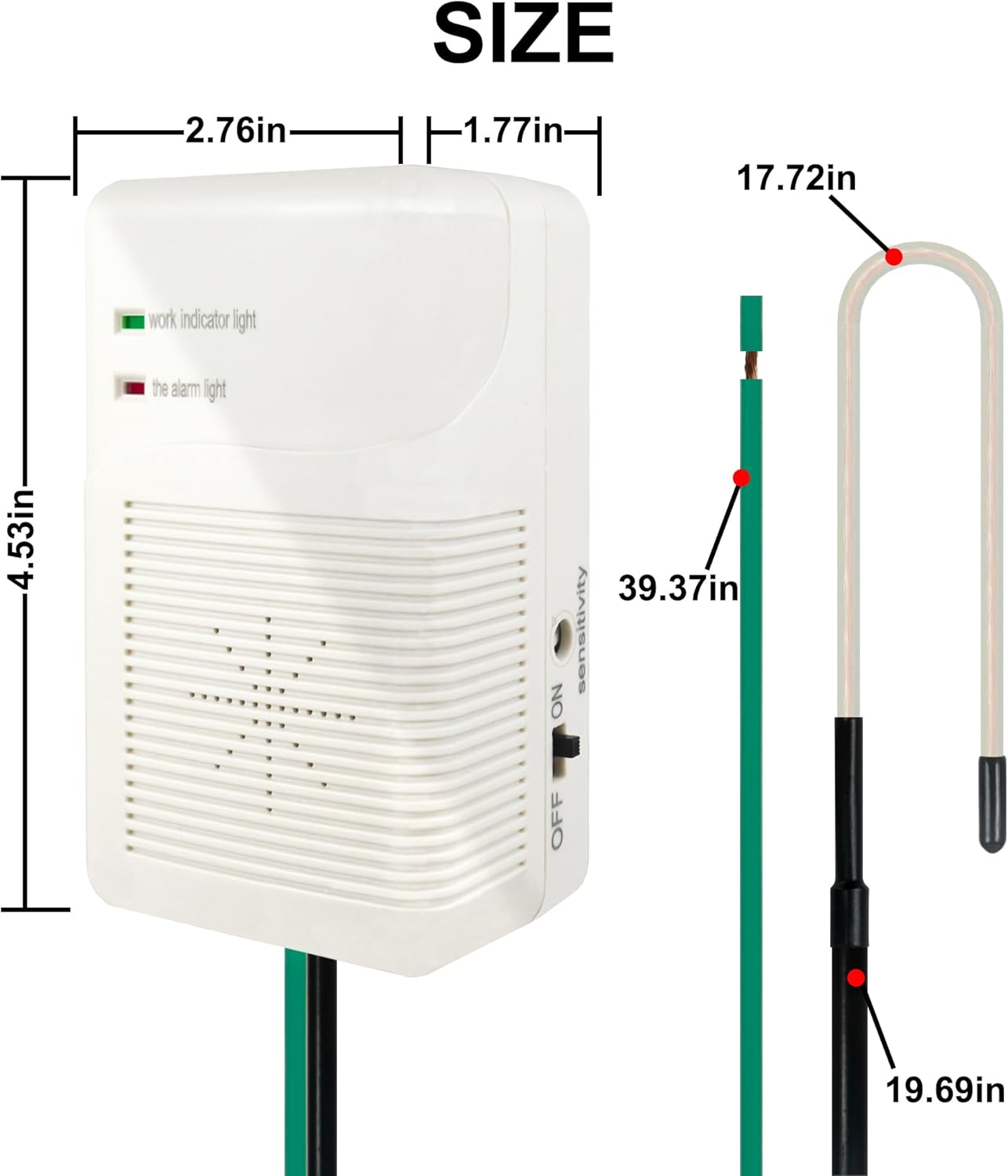 Powerback Utility Power Return Alert - Voltage - Sensing, Loud Alarm on Restoration，Power Return Alarm for Generators.