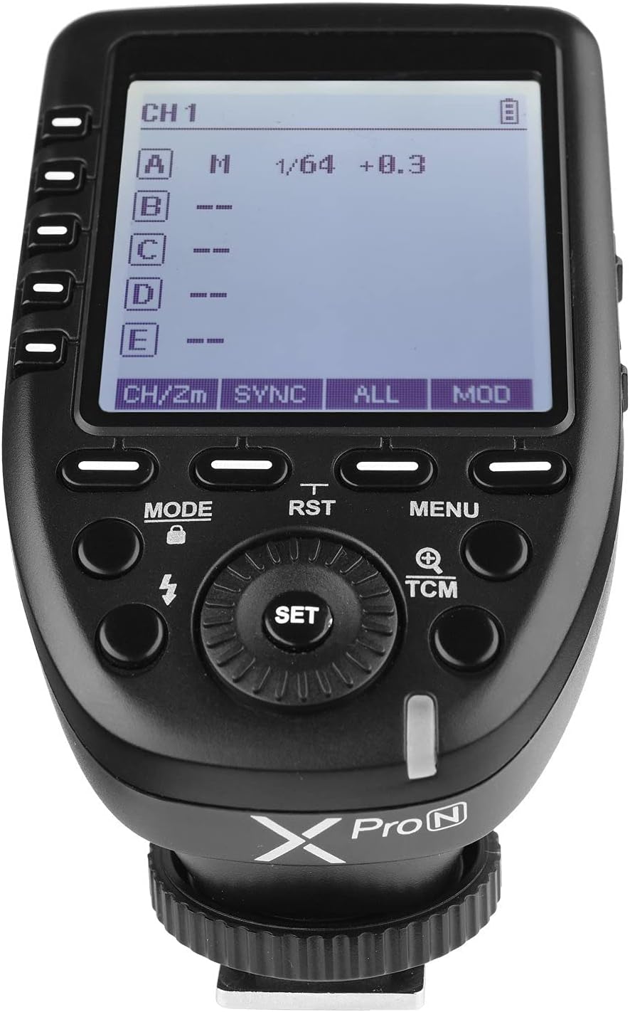 GODOX XPro-N Flash Trigger with Professional Functions Support i-TTL Autoflash Compatible for Nikon DSLR Camera