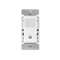 ENERLITES PIR Motion Occupancy Vacancy Motion Sensor Light Switch, 500W, 5A, Motion Sensor Night Light, Single-Pole, Smart LED Backlight, Neutral Not Required, Ground Required, HMOS-J-W, White
