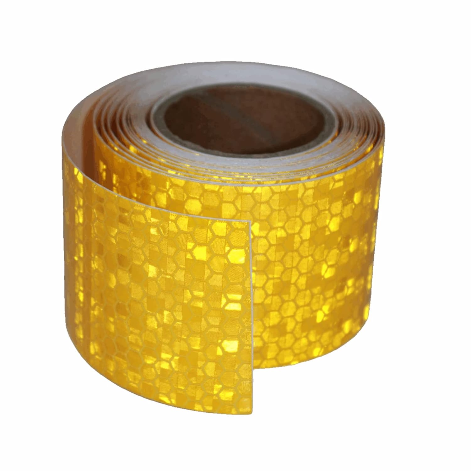 Yellow Reflective Tape 2 inch, Outdoor Waterproof High Visibility Warning Industrial Marking Tape, Safety Stickers (11 feet)