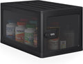 DEPAD Large Medication Lock Box, Medicine Box with Code, Lockable Medicine Storage Box for Medicine Safe/Dorm/Phone//Home/Office, Box with Lock for Refrigerator