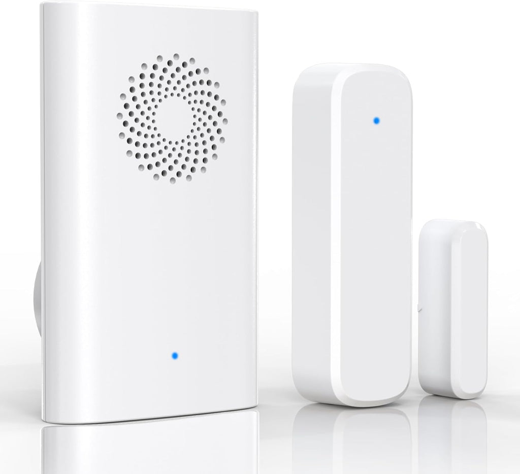 Wireless Door Sensor Chime, Door Open Alarm When Entry Business/Office/Store (500ft Range 51 Ringer Adjustable Volume) Home Alert Bell for Kid/Toddler Safety