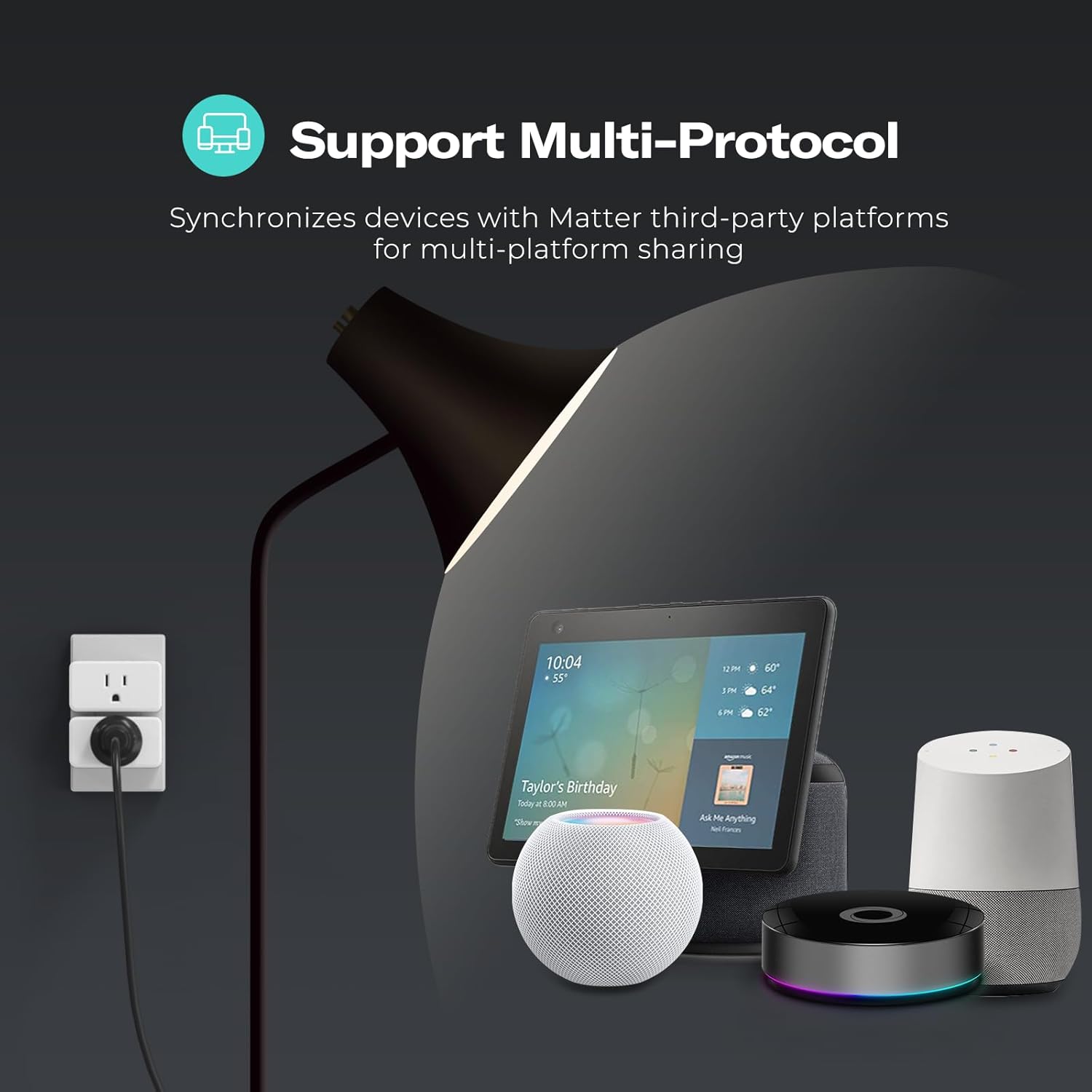 THIRDREALITY Smart Plug M3 4 Pack,Matter Over WiFi,15A/1800W Max,ETL Certified,Compact Design, Work with SmartThings, Apple Home,Alexa,Google, Homey,Home Assistant,No Power Meter,2.4G Wi-Fi Only