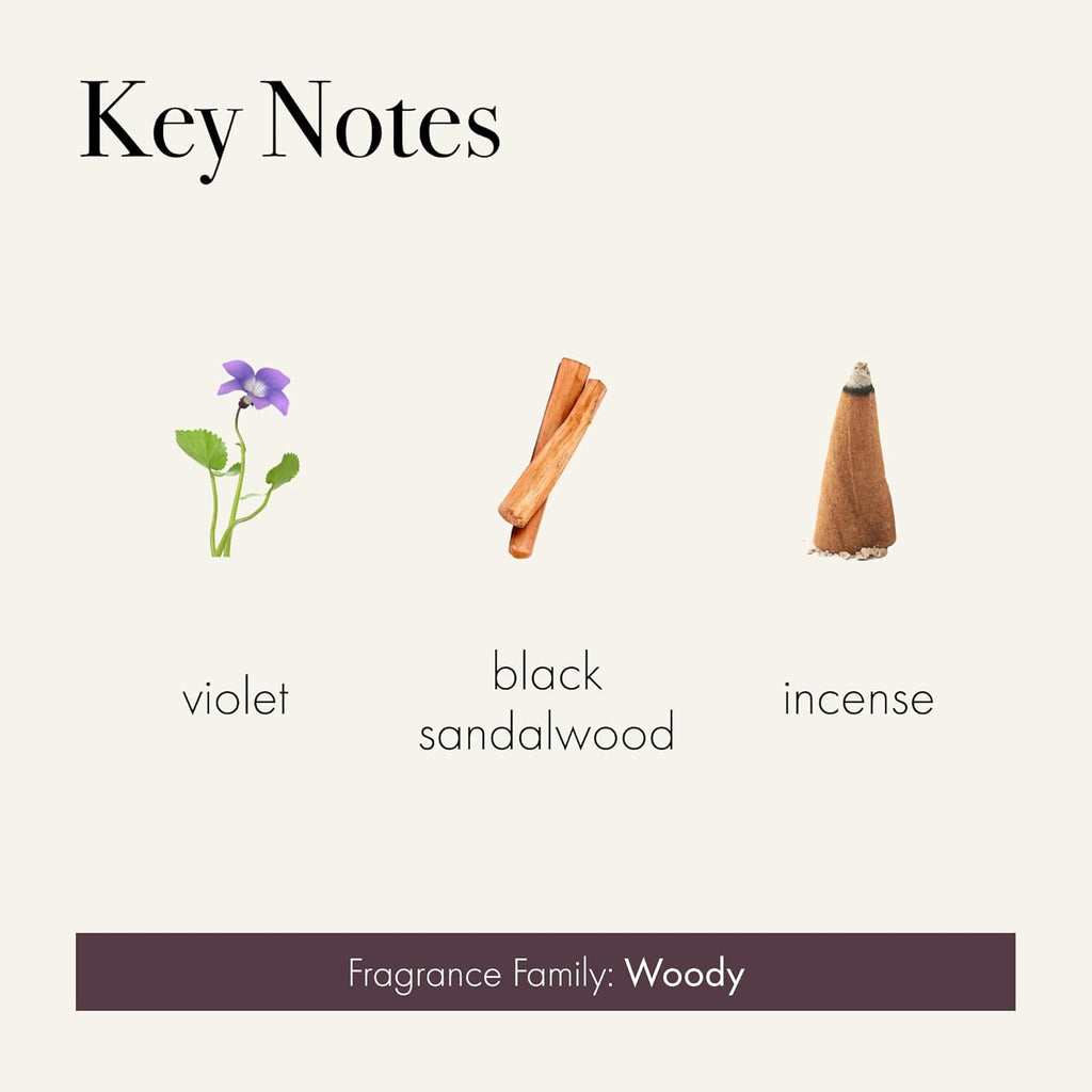 LAFCO New York Fall Classic Reed Diffuser, Saffron Sandalwood - 6 oz - Up to 3 Months Fragrance Life - Reusable, Hand Blown Glass Vessel - Natural Wood Reeds - Made in The USA