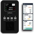 LP405 25A Heavy Duty Smart Plug Meter Sockets Industrial Energy Monitor Trip-Rate Billing, OVP/UVP/OLP Color Screen Magnetic Relay Offline Logging WiFi Tuya/Smart Life for AC/Heaters