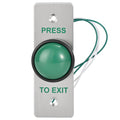 Push to Exit Button for Door Access Control Big Press Button IP68 Waterproof 304 Stainless Steel Shell NO/COM Output