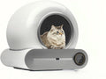 Automatic Cat Litter Box Large Capacity for Multiple Cats,Intelligent Self-Cleaning Cat Litter Box with APP Control, Self Cleaning Large Cat Toilet, Automatic Cleaning, One Click Sand Change