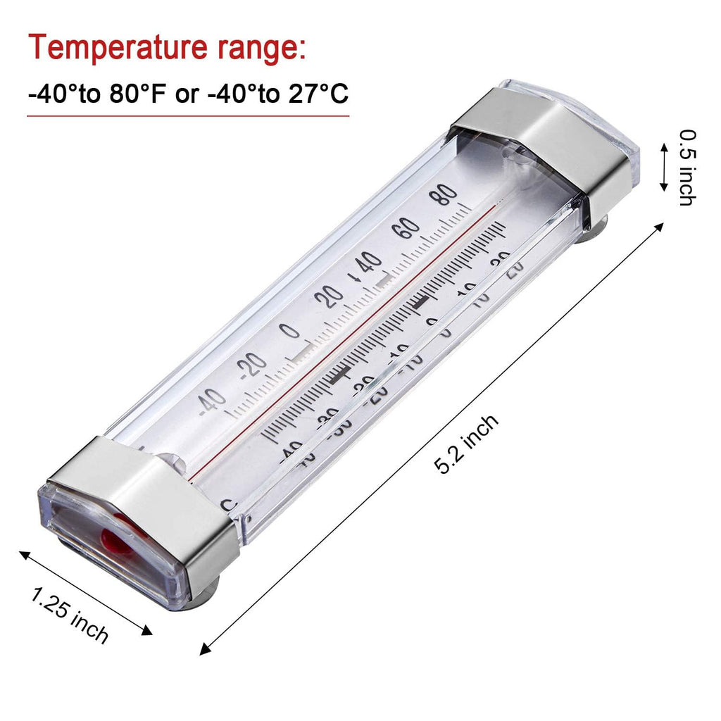 12 Pack Fridge Refrigerator Freezer Thermometer