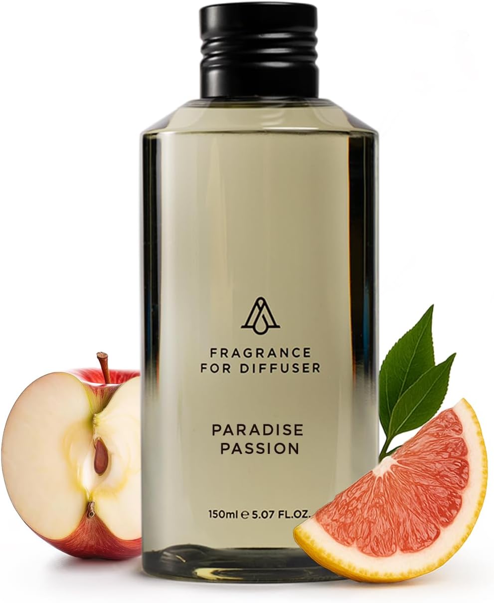 AromaPlan Hotel Scents, Paradise Passion 5 Fl Oz (148ml)- Home Luxury Aroma & Hotel Diffuser Oil-Hotel Diffuser Oil for Aromatherapy- USA Made, Bigger Bottle, Bolder Aroma & Longer Lasting