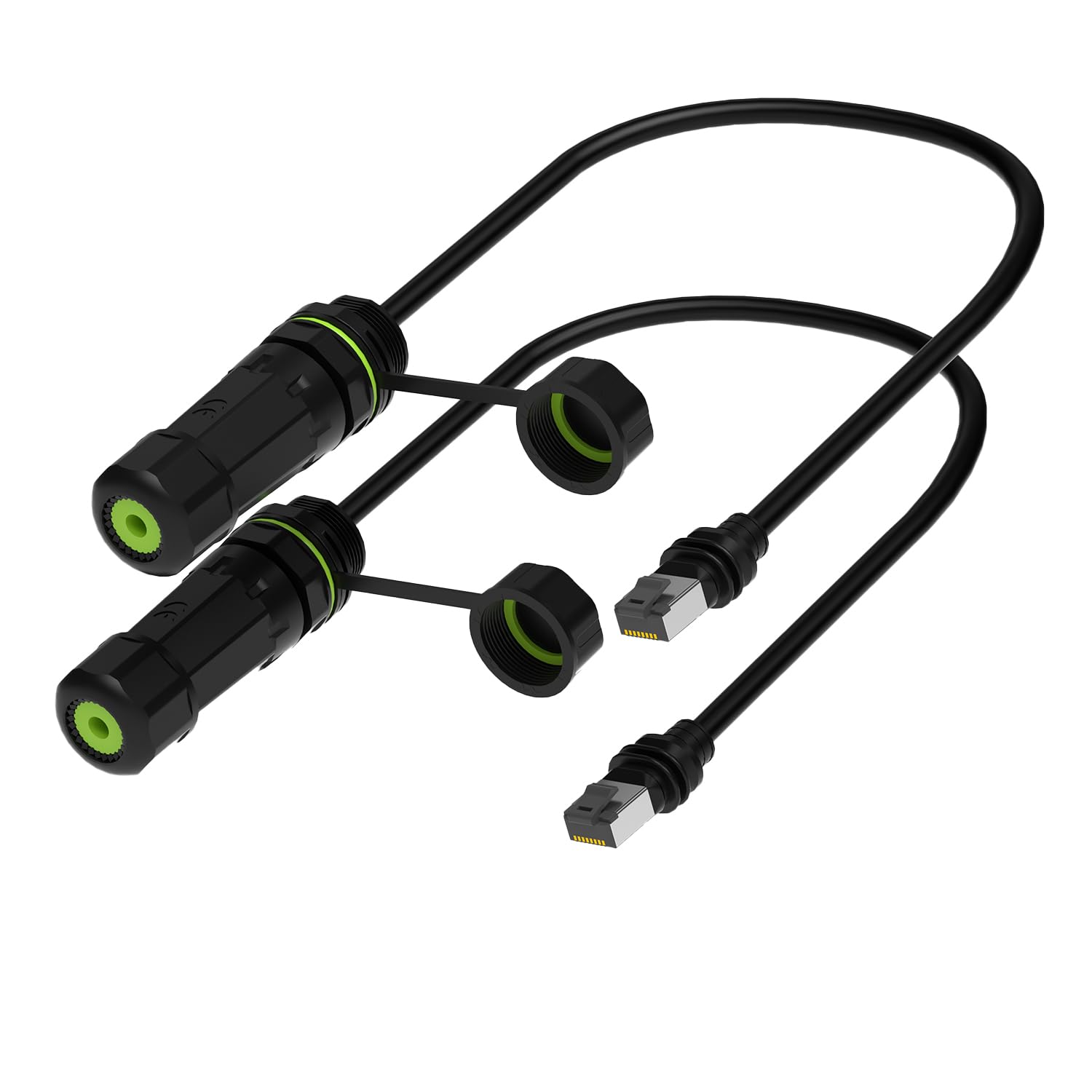 Waterproof Ethernet Adapter for Starlink - Gen 3 & Mini, Standard to RJ45 Coupler (2 Pack)